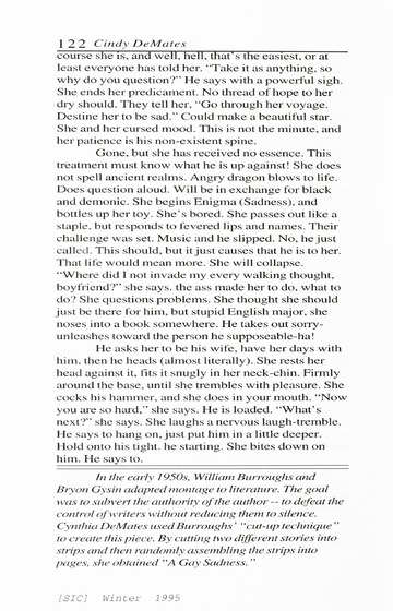 [SIC] Volume 4, Number 1, Winter 1995 University of Detroit Merc