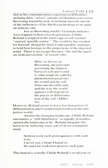 [SIC] Volume 4, Number 1, Winter 1995 University of Detroit Merc