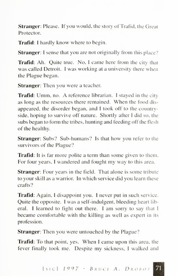 [SIC] Volume 5, Winter 1997 University of Detroit Mercy