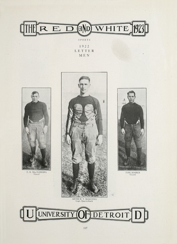 University of Detroit Yearbook Collection: University of Detroit Red and White. 1923