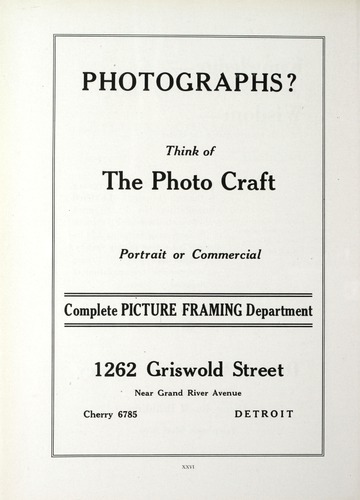 University of Detroit Yearbook Collection: University of Detroit Red and White. 1923