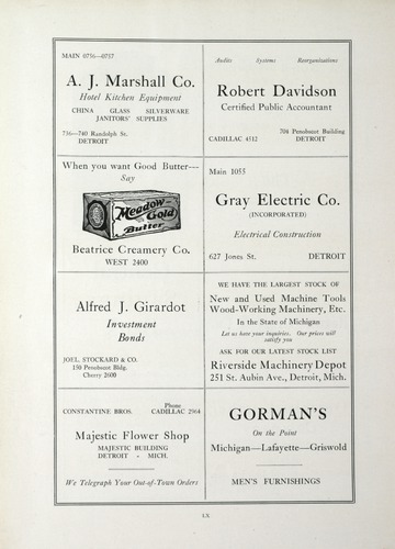 University of Detroit Yearbook Collection: University of Detroit Red and White. 1923