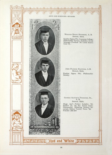 University of Detroit Yearbook Collection: The Red and White 1924
