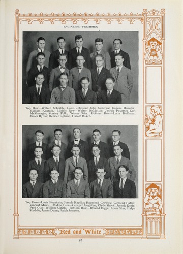 University of Detroit Yearbook Collection: The Red and White 1924