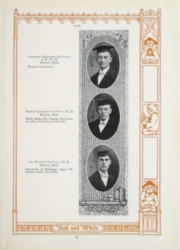 University of Detroit Yearbook Collection: The Red and White 1924