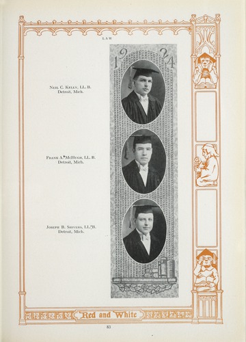 University of Detroit Yearbook Collection: The Red and White 1924