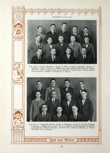 University of Detroit Yearbook Collection: The Red and White 1924