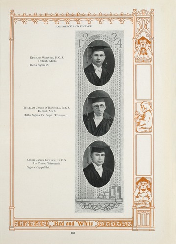 University of Detroit Yearbook Collection: The Red and White 1924
