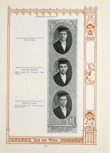 University of Detroit Yearbook Collection: The Red and White 1924