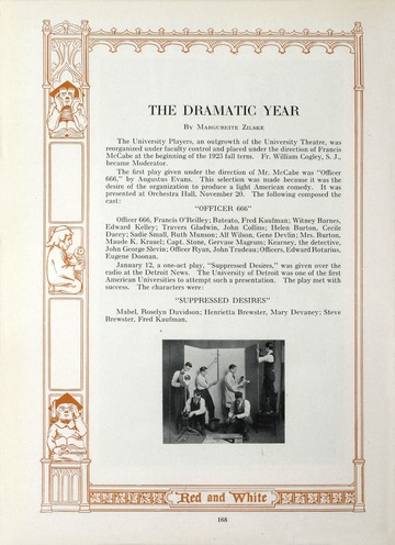 University of Detroit Yearbook Collection: The Red and White 1924