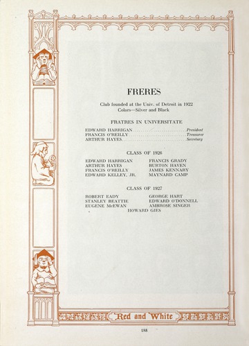 University of Detroit Yearbook Collection: The Red and White 1924