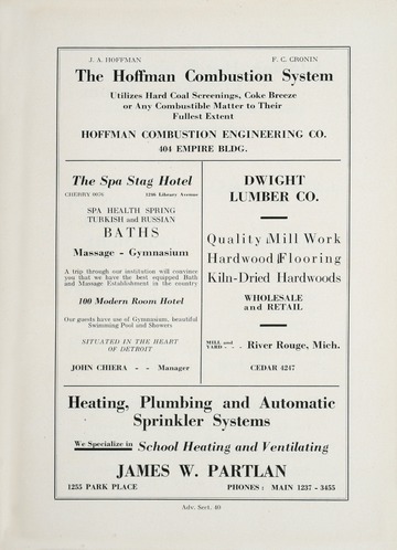 University of Detroit Yearbook Collection: The Red and White 1924