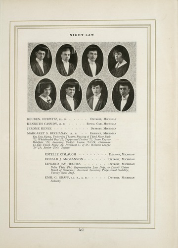 University of Detroit Yearbook Collection: The Red and White 1925