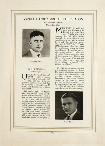 University of Detroit Yearbook Collection: The Red and White 1925