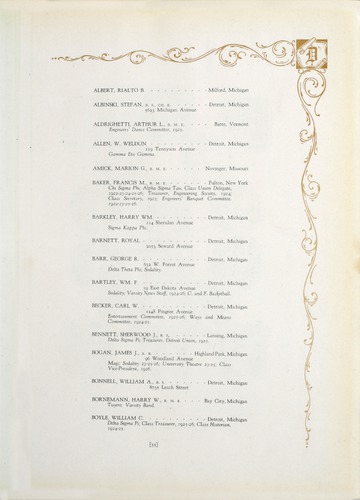 University of Detroit Yearbook Collection: The Red and White 