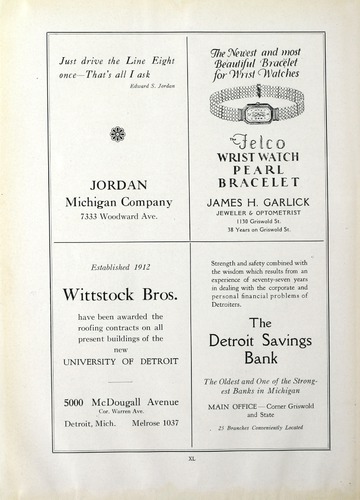 University of Detroit Yearbook Collection: The Red and White 
