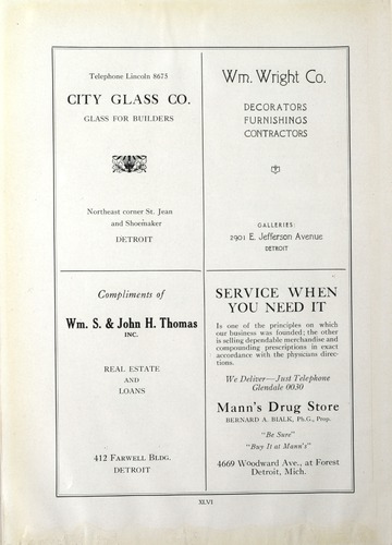 University of Detroit Yearbook Collection: The Red and White 