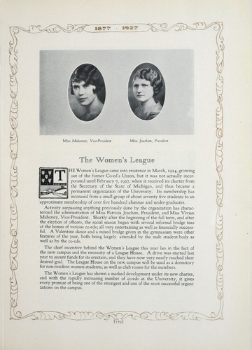 University of Detroit Yearbook Collection: The Tower 1927