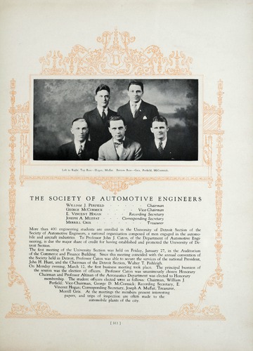 University of Detroit Yearbook Collection: The Tower 1928