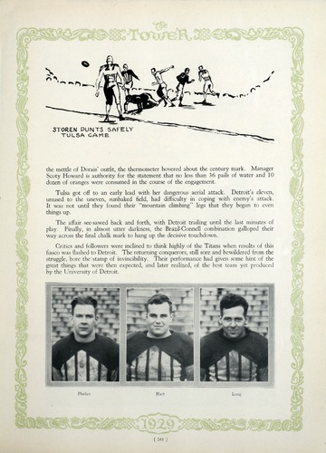 University of Detroit Yearbook Collection: The Tower 1929