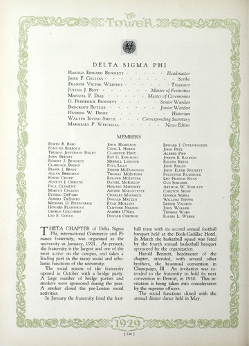 University of Detroit Yearbook Collection: The Tower 1929