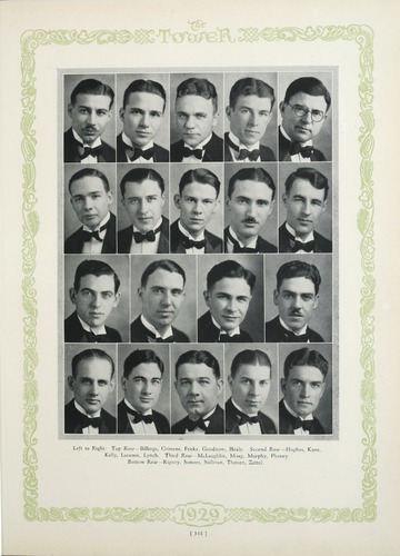 University of Detroit Yearbook Collection: The Tower 1929