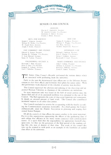 University of Detroit Yearbook Collection: The 1930 Tower