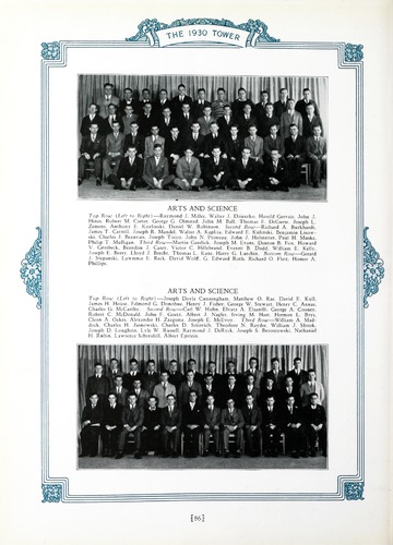 University of Detroit Yearbook Collection: The 1930 Tower