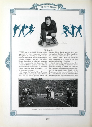 University of Detroit Yearbook Collection: The 1930 Tower