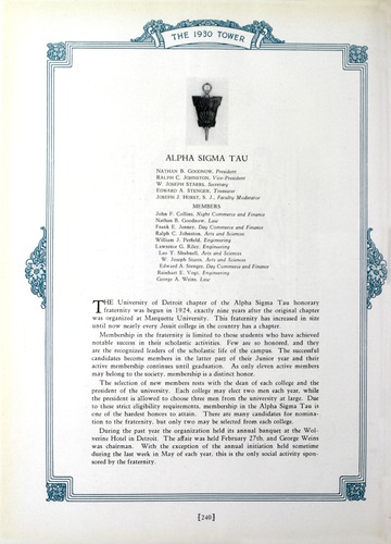 The 1930 Tower