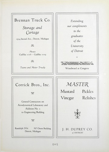 University of Detroit Yearbook Collection: The 1930 Tower