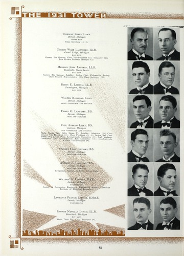 University of Detroit Yearbook Collection: The Tower 1931