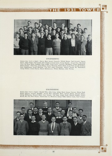 University of Detroit Yearbook Collection: The Tower 1931