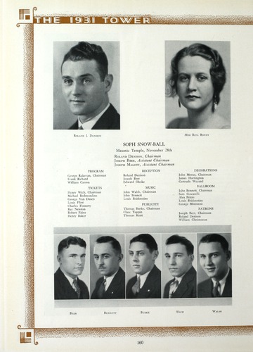 University of Detroit Yearbook Collection: The Tower 1931