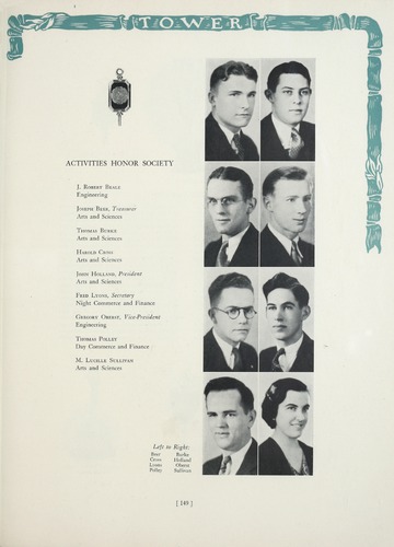 University of Detroit Yearbook Collection: The Tower 1932