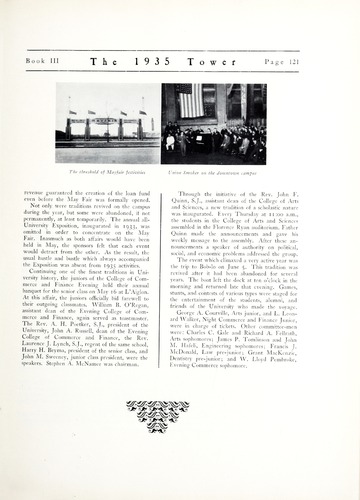 University of Detroit Yearbook Collection: The 1935 Tower