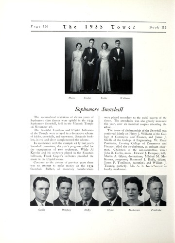 University of Detroit Yearbook Collection: The 1935 Tower