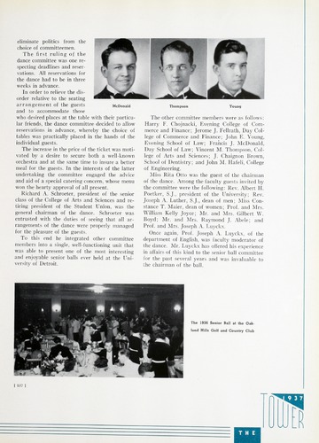 University of Detroit Yearbook Collection: The Tower