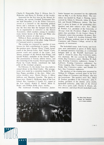 University of Detroit Yearbook Collection: The Tower