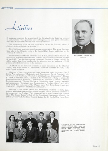 University of Detroit Yearbook Collection: The Tower