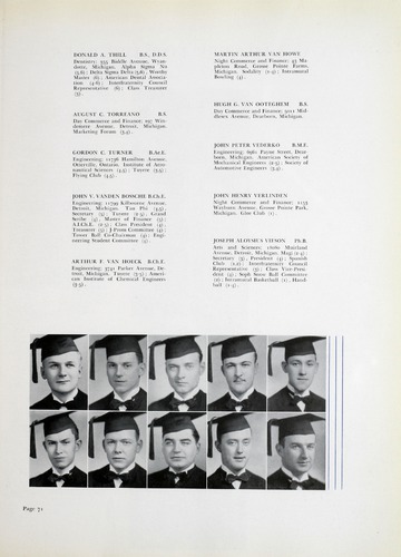 University of Detroit Yearbook Collection: The Tower