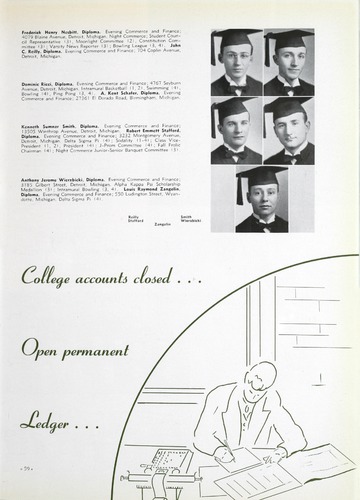University of Detroit Yearbook Collection: The Tower '41