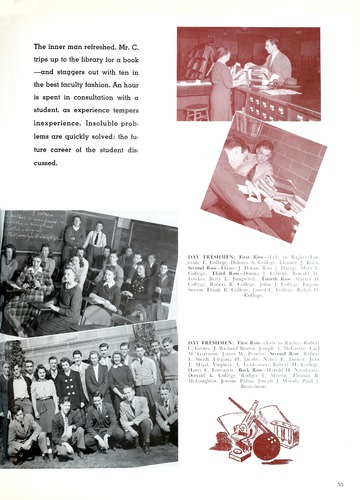 University of Detroit Yearbook Collection: A Page from Modern Hitory As Recorded by the 1942 Tower