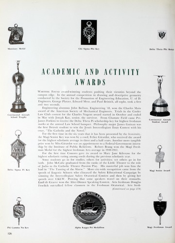 University of Detroit Yearbook Collection: A Page from Modern Hitory As Recorded by the 1942 Tower