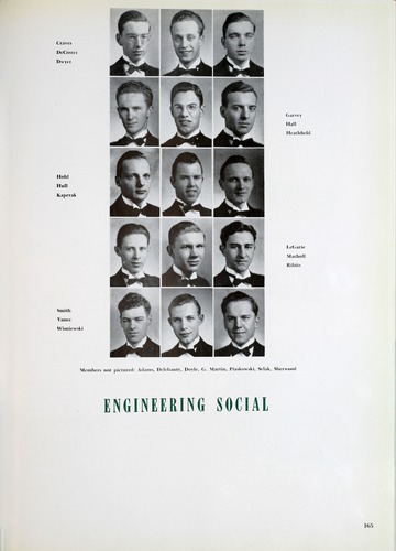 University of Detroit Yearbook Collection: A Page from Modern Hitory As Recorded by the 1942 Tower