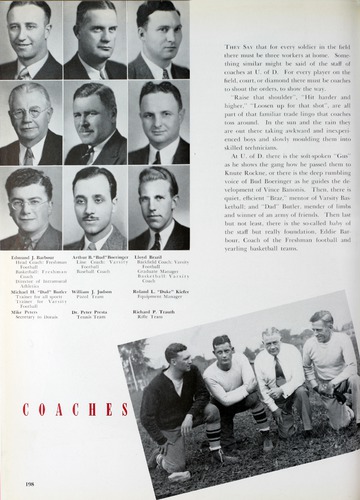 University of Detroit Yearbook Collection: A Page from Modern Hitory As Recorded by the 1942 Tower