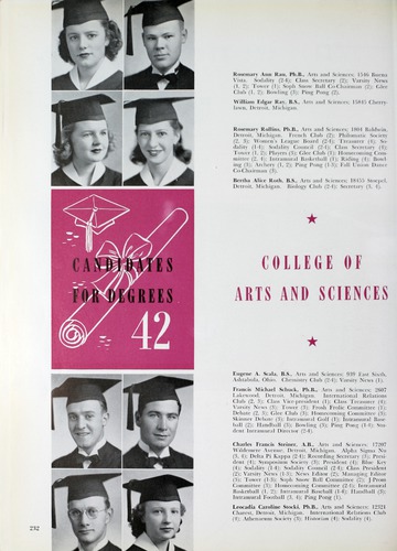 A Page from Modern Hitory As Recorded by the 1942 Tower