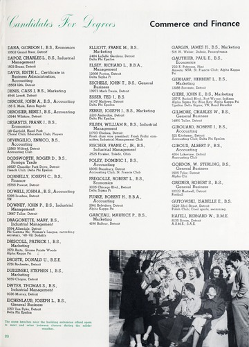 University of Detroit Yearbook Collection: Tower 1949