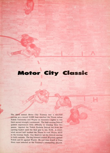 University of Detroit Yearbook Collection: tower '55