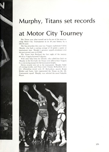 tower -- university of detroit 1968